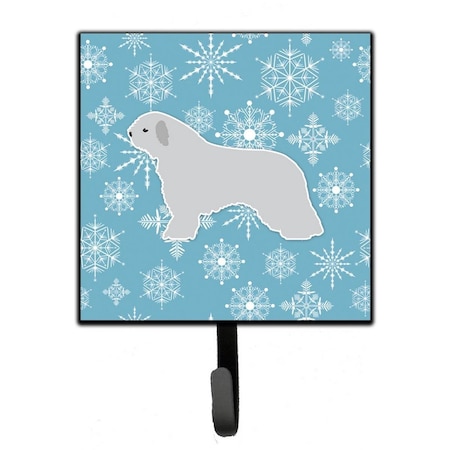 Carolines Treasures Winter Snowflake Spanish Water Dog Leash or Key Holder BB3515SH4
